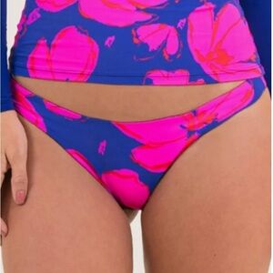 Size XXL Maaji women’s Sky Garden Splendour Mid Rise Bikini Bottoms vacay summer